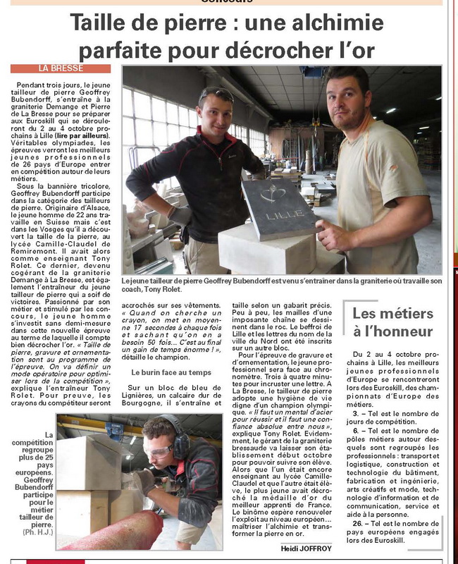 l'article de vosges matin