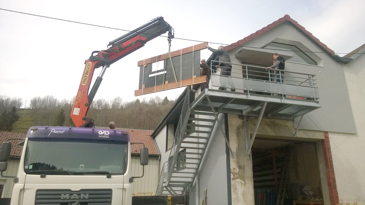 Notre camion grue à l'épreuve